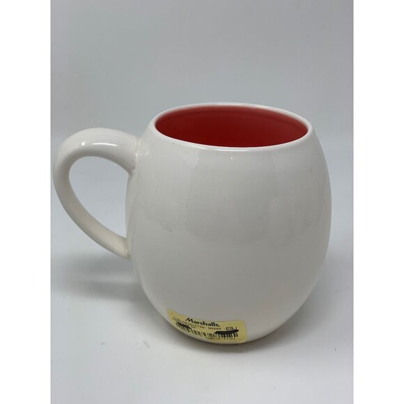 Rae Dunn Artisan Collection Bunny Mug Cup Some Bunny Loves Me White Pink Ceramic - Picture 6 of 8